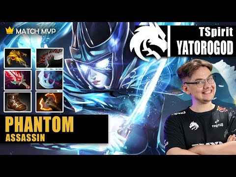 Phantom Assassin Safelane | TSpirit.YATOROGOD | 7.32 PA IMBA CARRY BUILD | 7.32 Gameplay Highlights