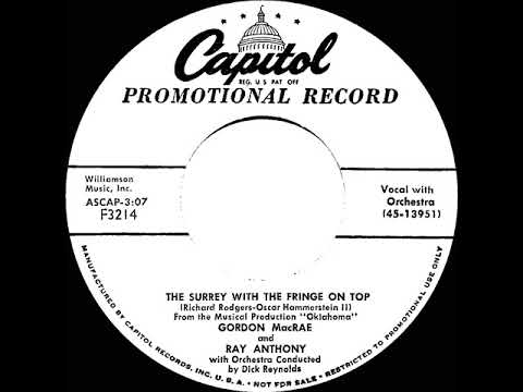 1955 Gordon MacRae & Ray Anthony - The Surrey With The Fringe On Top