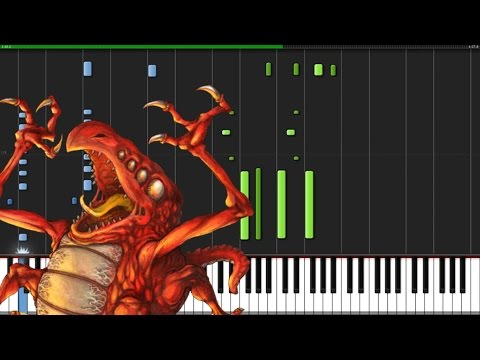 Ridley's Theme Super Metroid PIANO TUTORIAL Cover (Synthesia)