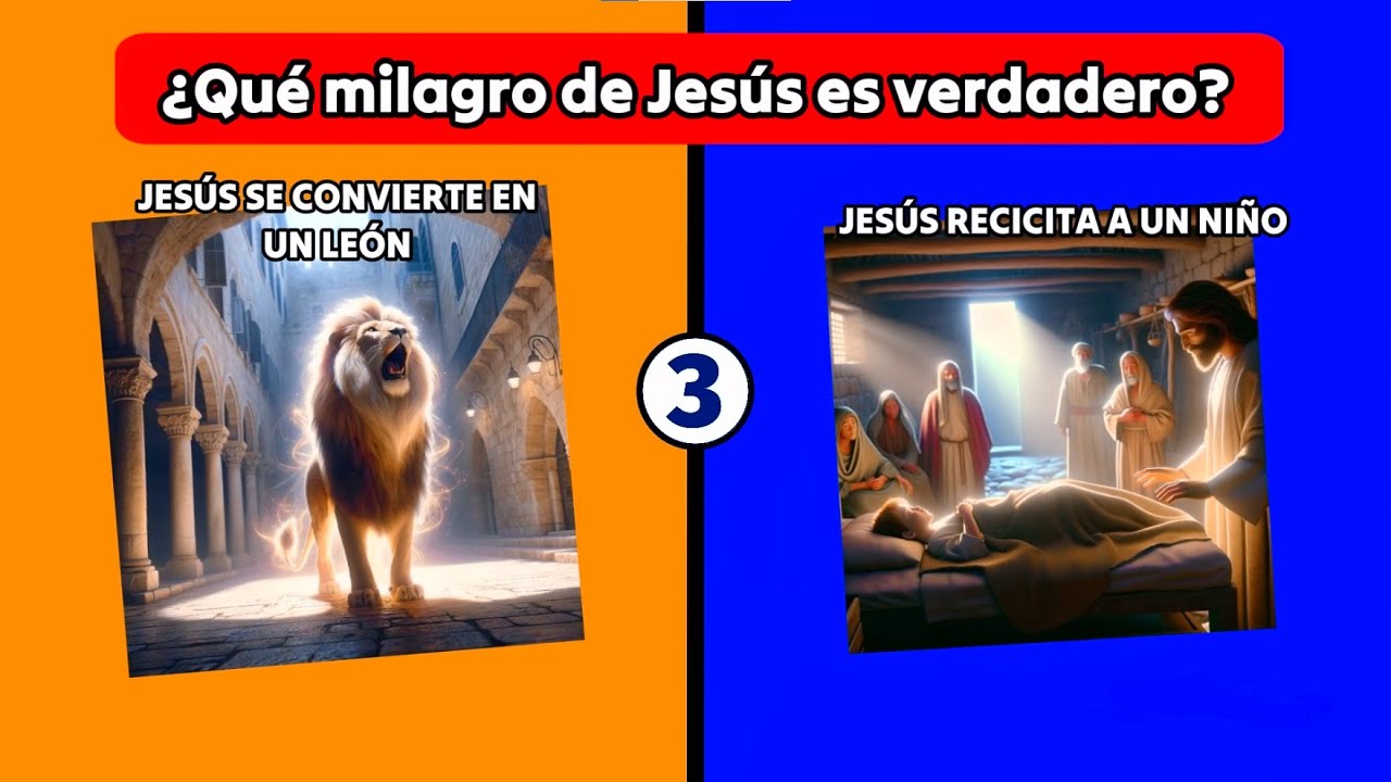 RESPONDE CORRECTAMENTE 📖🙏♥ PON A PRUEBA TUS CONOCIMIENTOS SOBRE JESÚS
