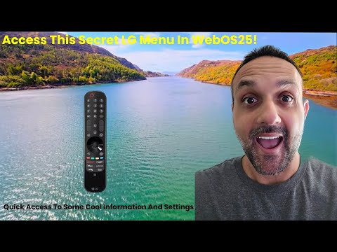 How To Access A Secret Menu On Your LG TV! | Works On WebOS25