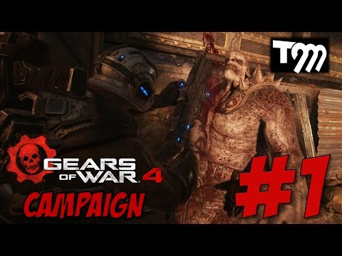 GEARS OF WAR 4 - Campaign Gameplay Walkthrough Part 1 (GOW 4)