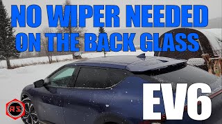 Is NO WIPER on the rear window of the EV6 a problem?
