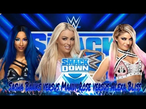 WWE2K19 ONLINE SHOWCASE SASHA BANKS VS MANDY ROSE VS ALEXA BLISS