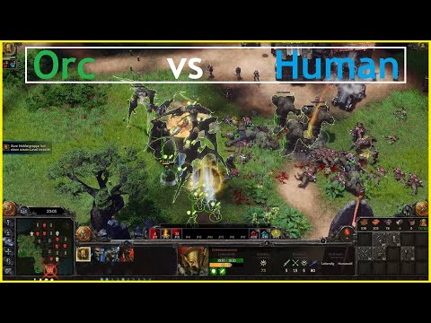 Spellforce 3 Versus Edition | Orc vs Human Full Game | Hard KI - PC 60FPS - Gameplay no commentary