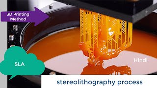 Working of Stereolithography SLA 3D printing, Additive manufacturing