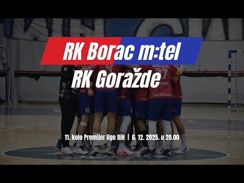 RK Borac vs RK Goražde | 11. kolo Premijer lige BiH 2025/26 | UŽIVO