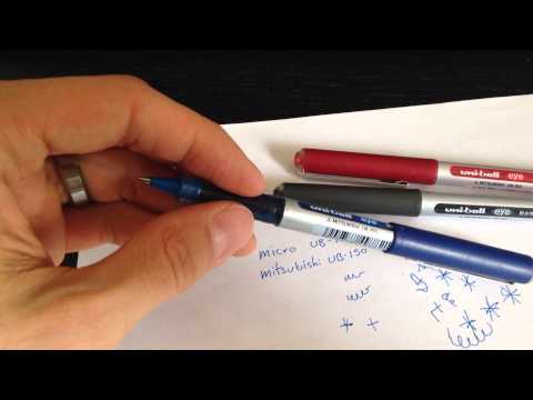 JAPANESE uni-ball MITSUBISHI UB-150 pen review!