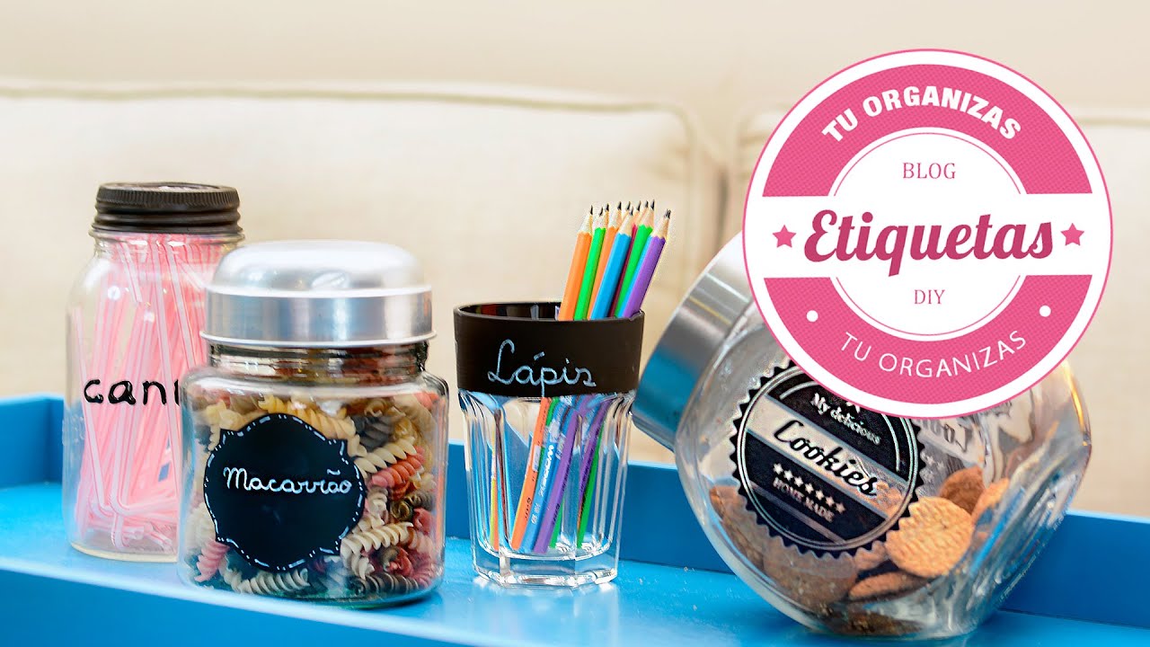 DIY :: Organize com etiquetas