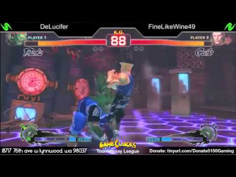 Tourneyplay SSF4 Singles DeLucifer BLA vs FineLikeWine49 GUI 