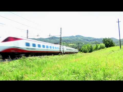 PENDOLINO FS ETR.460 IN CURVA A RIGOROSO (AL) 7 - 6 - 2018