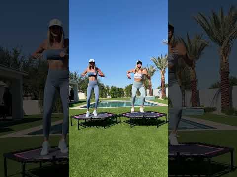 10 Minutes Jumping On the Rebounder #dance #jump #rebounder #workout