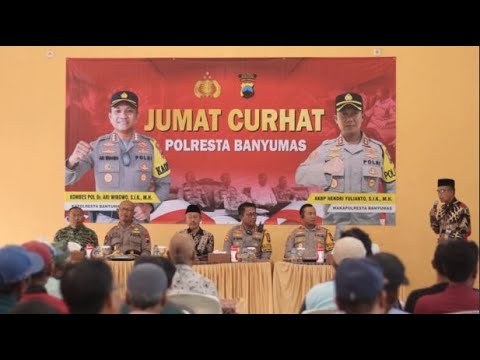 POLRESTA BANYUMAS GELAR KEGIATAN JUMAT CURHAT