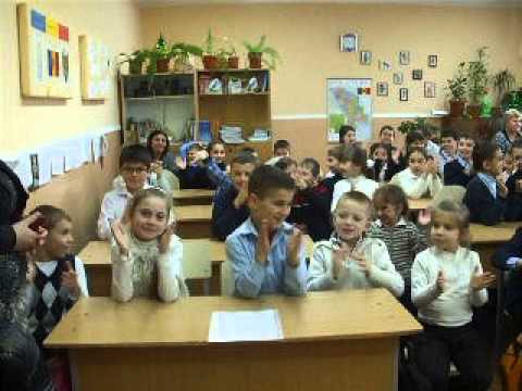 Maria OSOIANU-NICONOV în vizită la elevi