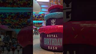 Royal Birthday Bash on Star of the Seas. #royalcaribbean #travel #shorts #staroftheseas #cruise #wow