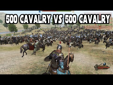 Mount & Blade 2: Bannerlord 500 Vladian Cavalry vs 500 Empire Cavalry (Huge Cavalry Battle!)