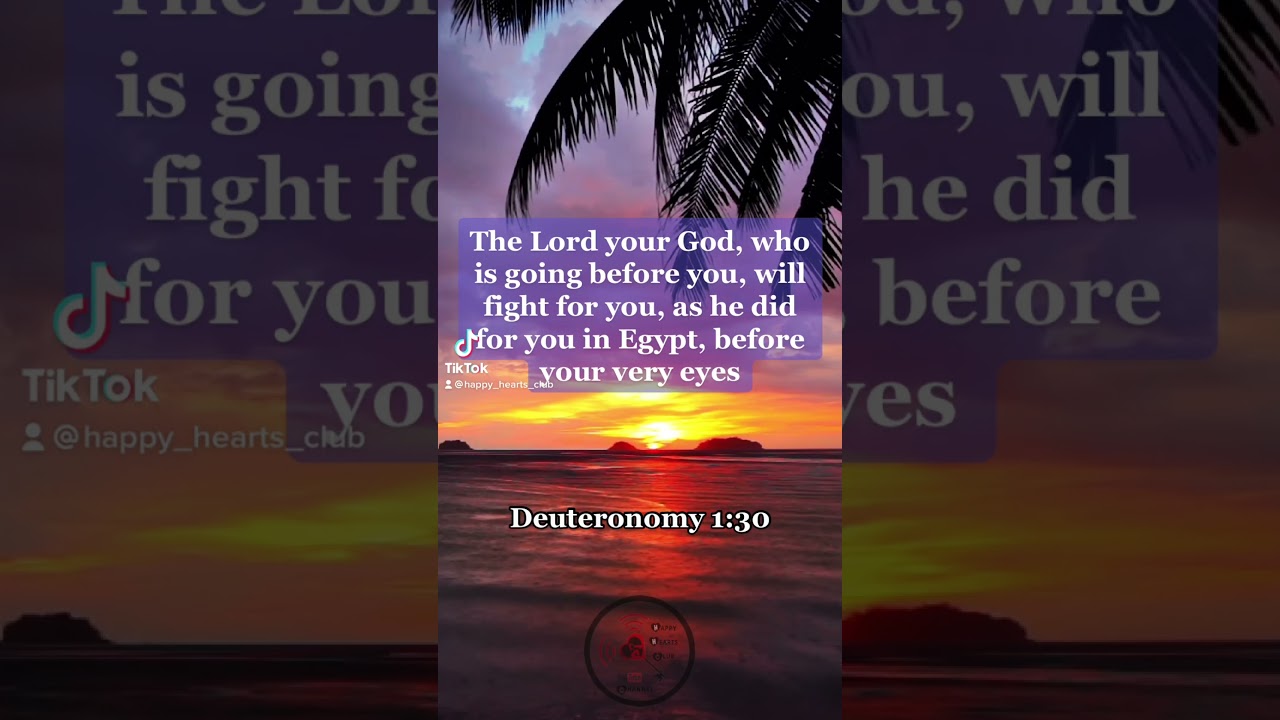 Deuteronomy‬ ‭1‬:‭30‬ Bible Verse Scripture Quote Inspo  #Jesus #affirmations #trustgodbro