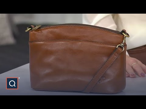 Patricia Nash Leather Arlee Dome Crossbody | QVC