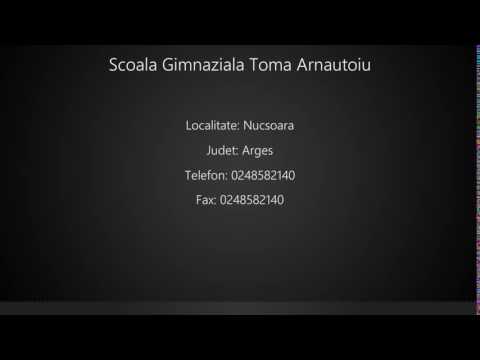 Scoala Gimnaziala Toma Arnautoiu Nucsoara