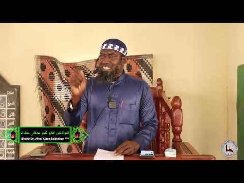 Circumcision in Islam  II Sheikh Fakebba C-Say [HA]