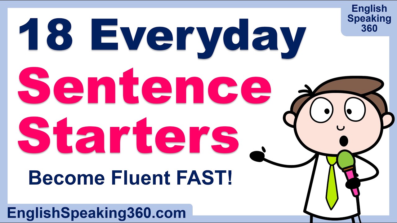 Speak Faster in English: 18 Powerful Sentence Starters