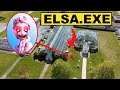 DRONE CATCHES ELSA.EXE FROM FROZEN 2 USING HER ICE POWERS IN REAL LIFE !! (ELSE.EXE CAME AFTER US)