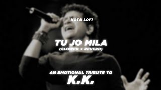 Download lagu Tu Jo Mila (Slowed   Reverb) - KK | Kota Lofi mp3