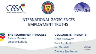 International Geosciences - Employment Truths