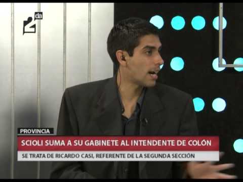 QM NOTICIAS - PROVINCIA SCIOLI SUMA A SU GABINETE AL INTENDENTE DE COLÓN - DIEGO SÁNCHEZ