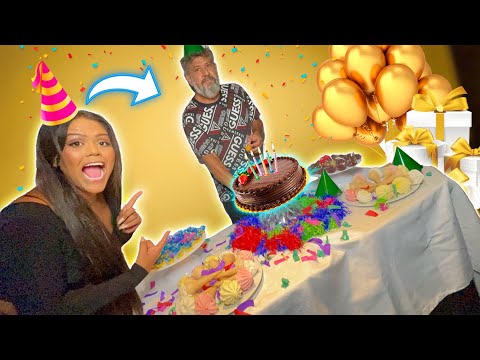 FIZEMOS UMA FESTA SURPRESA PRO MEU PAI !!!