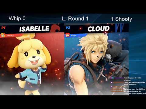 CWA Wifi Weekly 39 - Whip (Cloud) vs Shooty (Isabelle) Losers Round 1