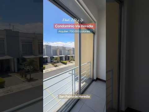 Alquier Condominio Via Heredia ubicado en San Pablo de Heredia. Más info al 8401-7759
