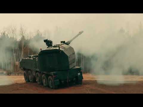 El nuevo obús autopropulsado sobre plataforma 10x10 Piranha AAC de GDELS