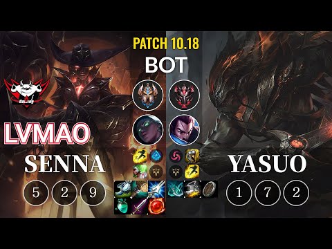 JDG LvMao Senna vs Yasuo Bot - KR Patch 10.18