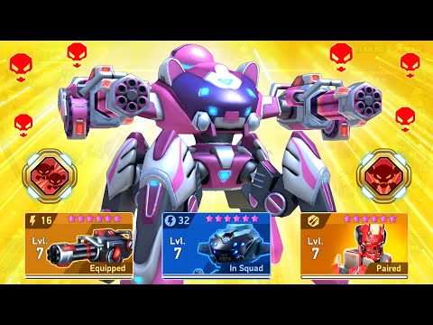 Arachnos Minigun 16 - Monster Kill - Mech Arena