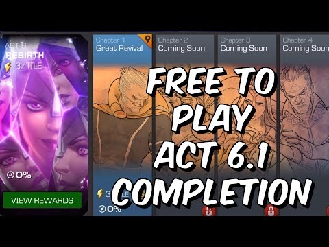 Free To Play Act 6.1 Completion - Cavalier Push - Marvel Contest of Champions