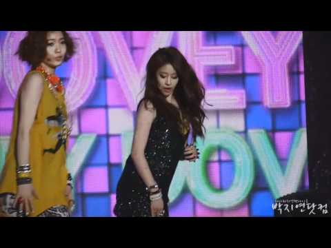 [Fancam] 120512 Dream Concert: T-ara(Jiyeon focused) - Lovey-Dovey