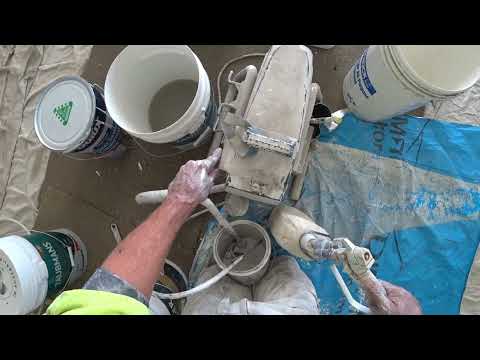 Ölbasierte Farbe, Reinigung der Airless-Spritzpistole danach. Die am häufigsten gestellte Frage a...