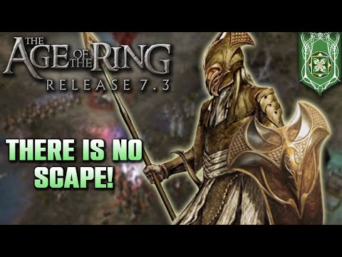 Age of the Ring mod 7.3 | Playing as Woodland Realm in a 3v3 | We move unseen!