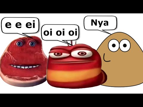 oi oi oi red larva vs e e ei i'm on vacation vs Pou