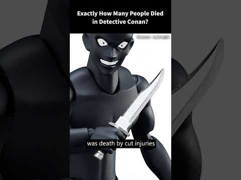 Exactly How Many People Died in Detective Conan? ｜SimpleInfo #shorts