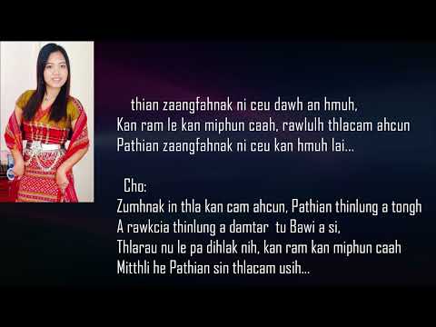 Sarah Van Tin Hnem - Mitthli He Thlacam Usih - Karaoke