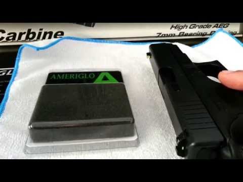 AMERIGLO Night Sites CAP Tritium GL-614 On My Glock 19 Review