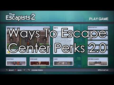The Escapists 2 | Ways To Escape Center Perks 2.0 (Singleplayer)