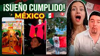 Colombianos Reaccionan: ❤️Extranjeros Cumpliendo el SUEÑO de Visitar MEXICO😱