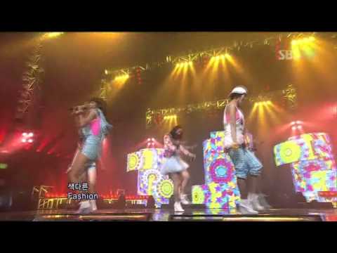 Sistar - Push Push (시스타 - Push Push) @ SBS Inkigayo 인기가요 100704