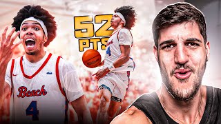 Nº 1 do High School Americano DOMINOU: 52 PONTOS (REACT)