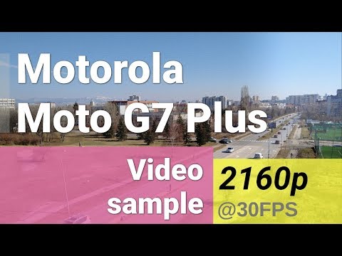 Motorola Moto G7 Plus 2160p video sample
