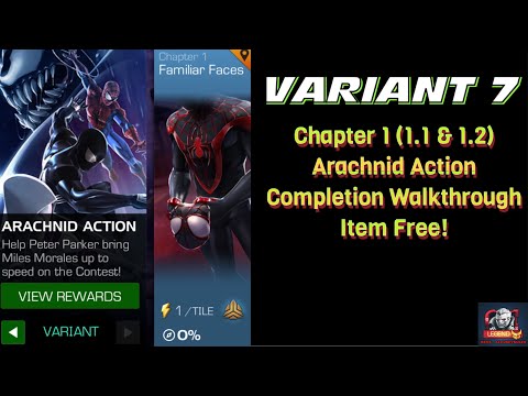 VARIANT 7, Chapter 1! Item free completion walkthrough of Variant 7, 1.1 and 1.2! Arachnid Action
