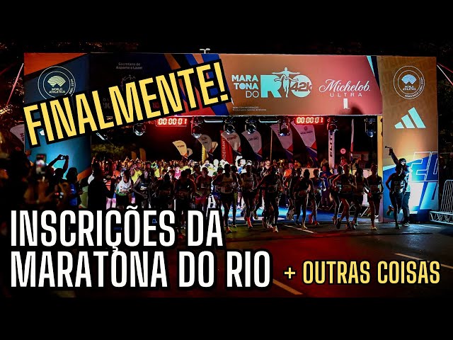 FINALMENTE as inscrições da Maratona do Rio vão abrir + Cidade do Cabo major + Maratona de Brasilia